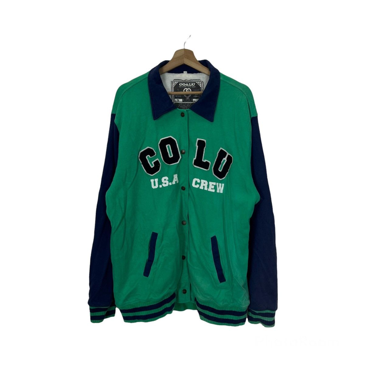 Japanese Brand CO & LU VARSITY JACKET BIG LOGO STREETWEAR STYLE FASHION Size US M / EU 48-50 / 2 - 1 Thumbnail