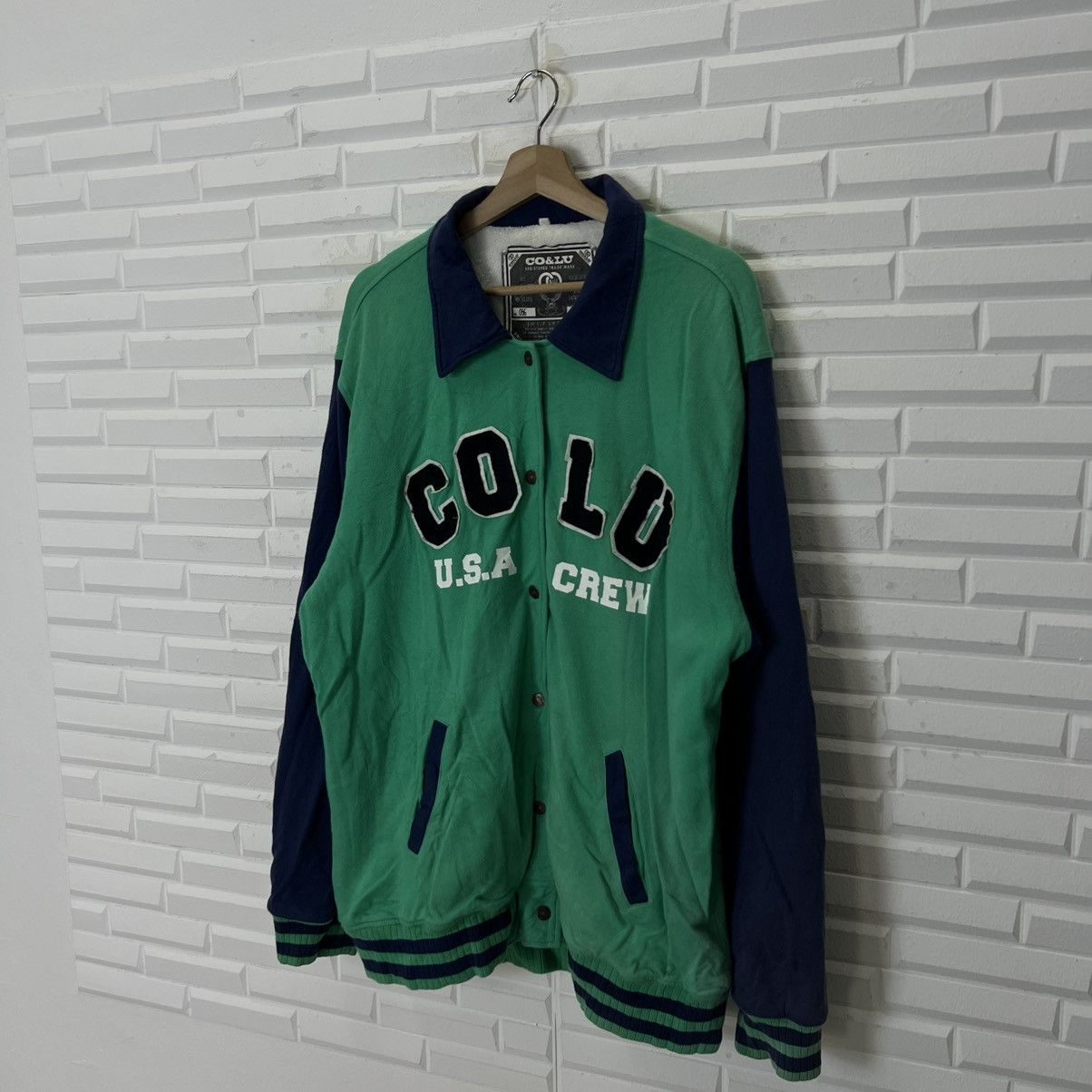 Japanese Brand CO & LU VARSITY JACKET BIG LOGO STREETWEAR STYLE FASHION Size US M / EU 48-50 / 2 - 2 Thumbnail