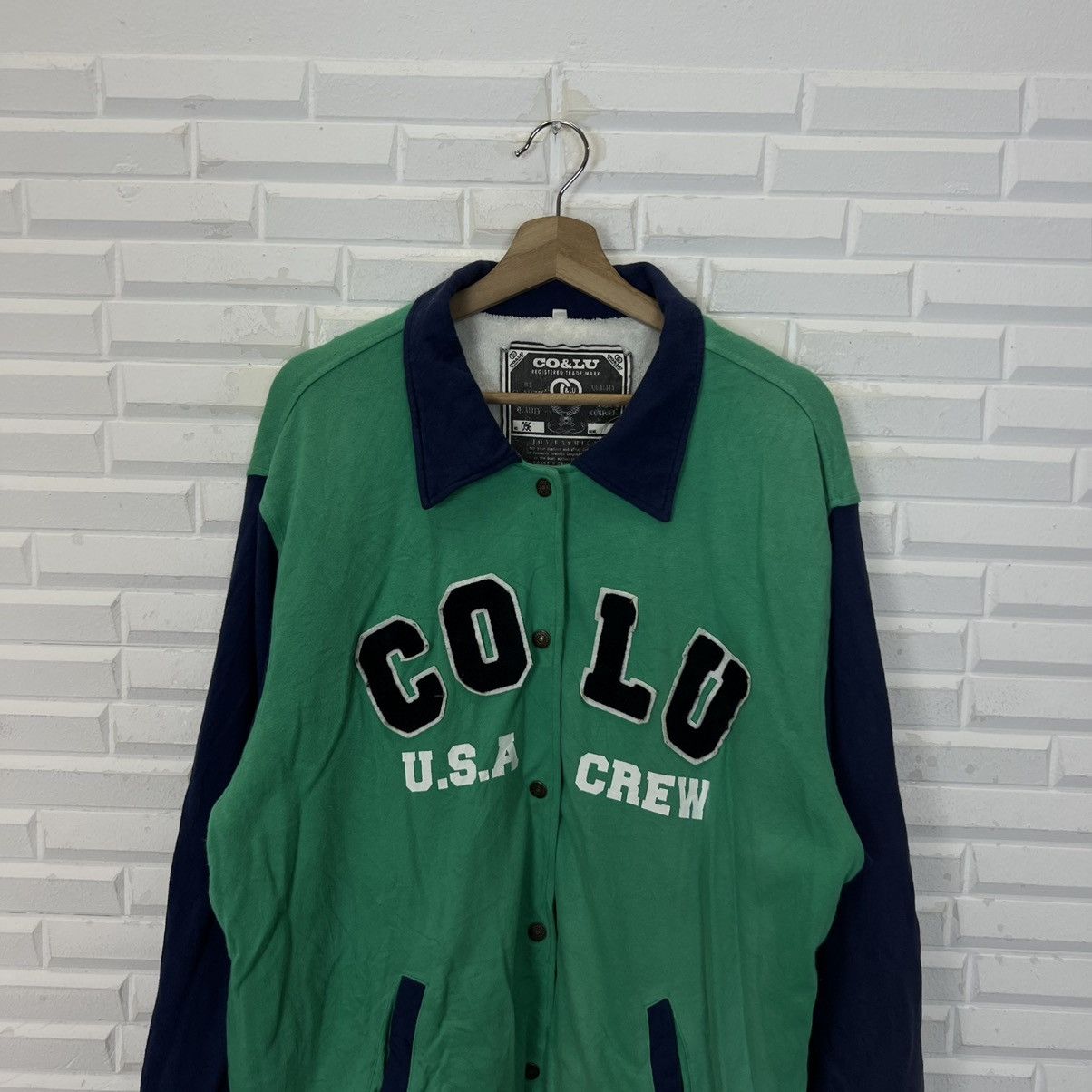 Japanese Brand CO & LU VARSITY JACKET BIG LOGO STREETWEAR STYLE FASHION Size US M / EU 48-50 / 2 - 3 Thumbnail