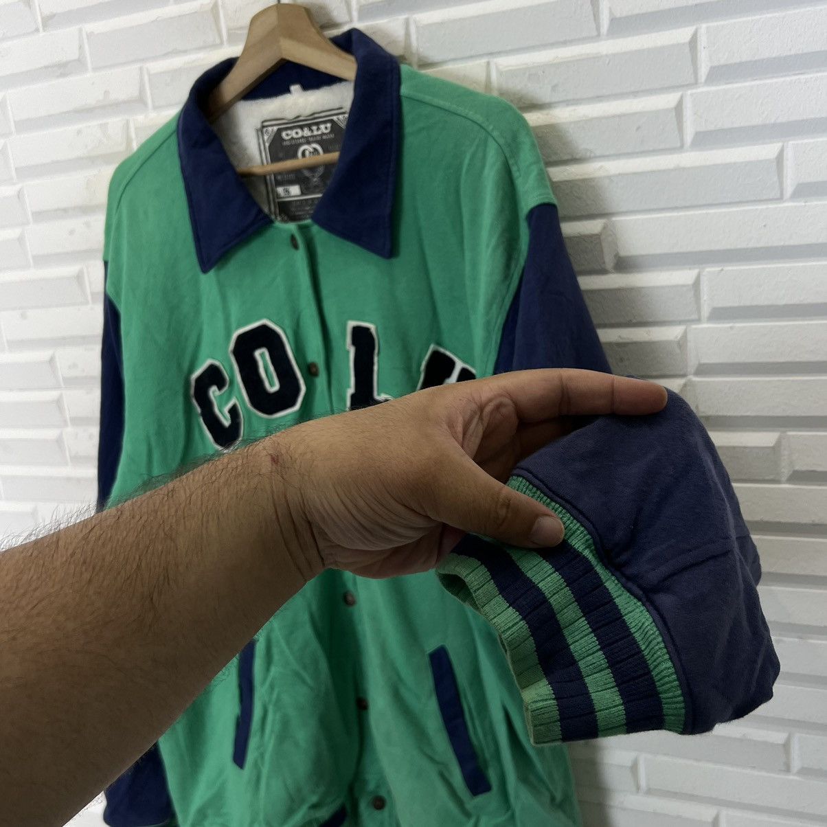 Japanese Brand CO & LU VARSITY JACKET BIG LOGO STREETWEAR STYLE FASHION Size US M / EU 48-50 / 2 - 8 Thumbnail
