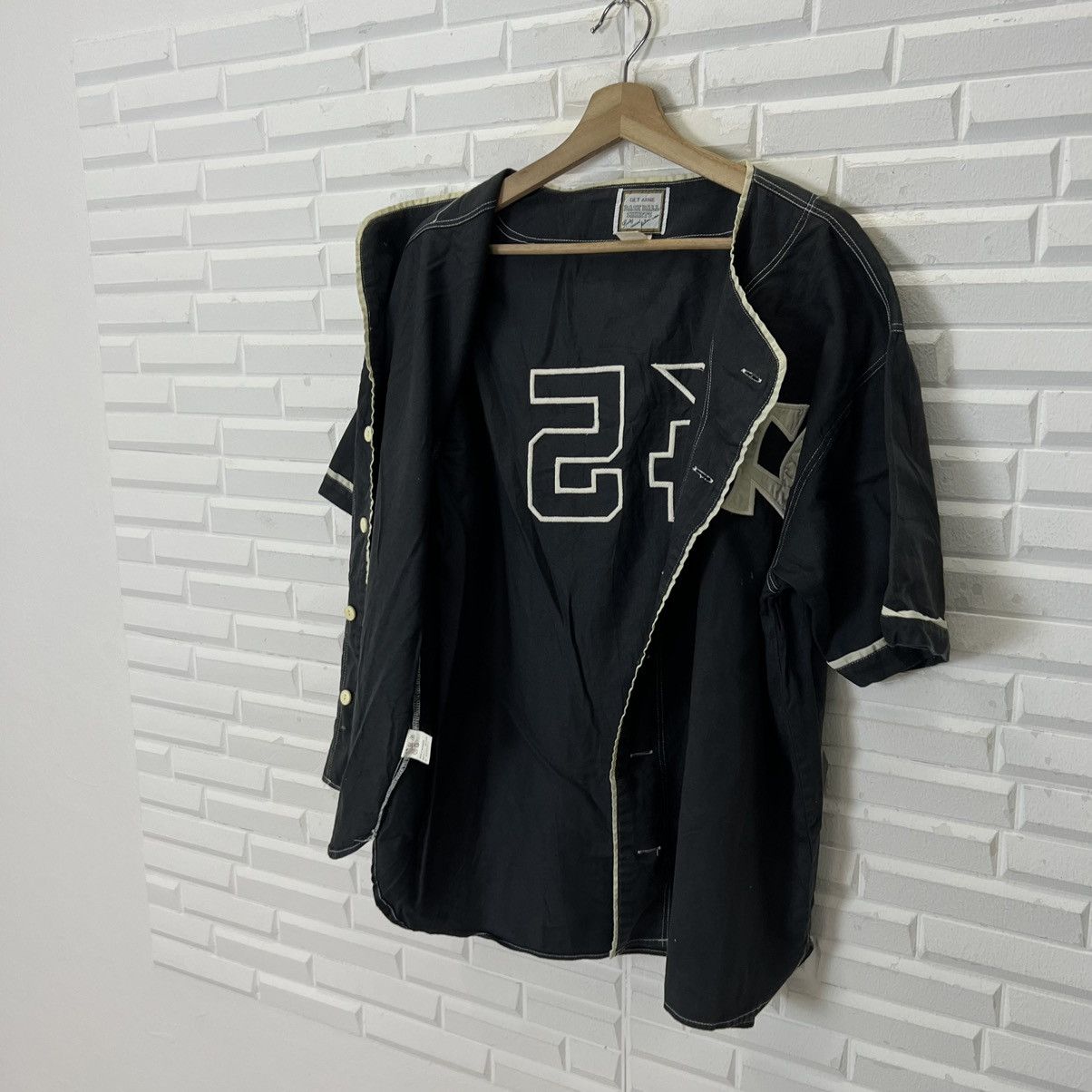 Japanese Brand VINTAGE BASEBALL SHIRTS NEW YORK BIG LOGO NY Size US L / EU 52-54 / 3 - 10 Thumbnail
