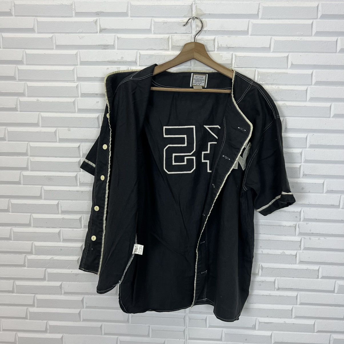 Japanese Brand VINTAGE BASEBALL SHIRTS NEW YORK BIG LOGO NY Size US L / EU 52-54 / 3 - 9 Thumbnail