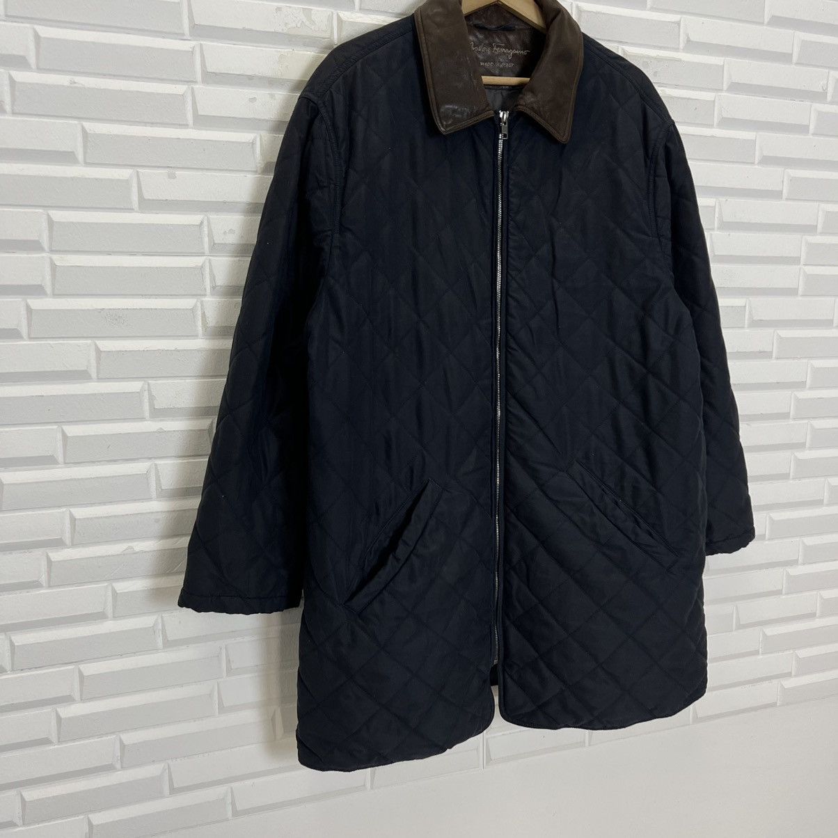 Salvatore Ferragamo RARE SALVATORE FERRAGAMO MADE IN ITALY QUILTED JACKET Size US M / EU 48-50 / 2 - 4 Thumbnail