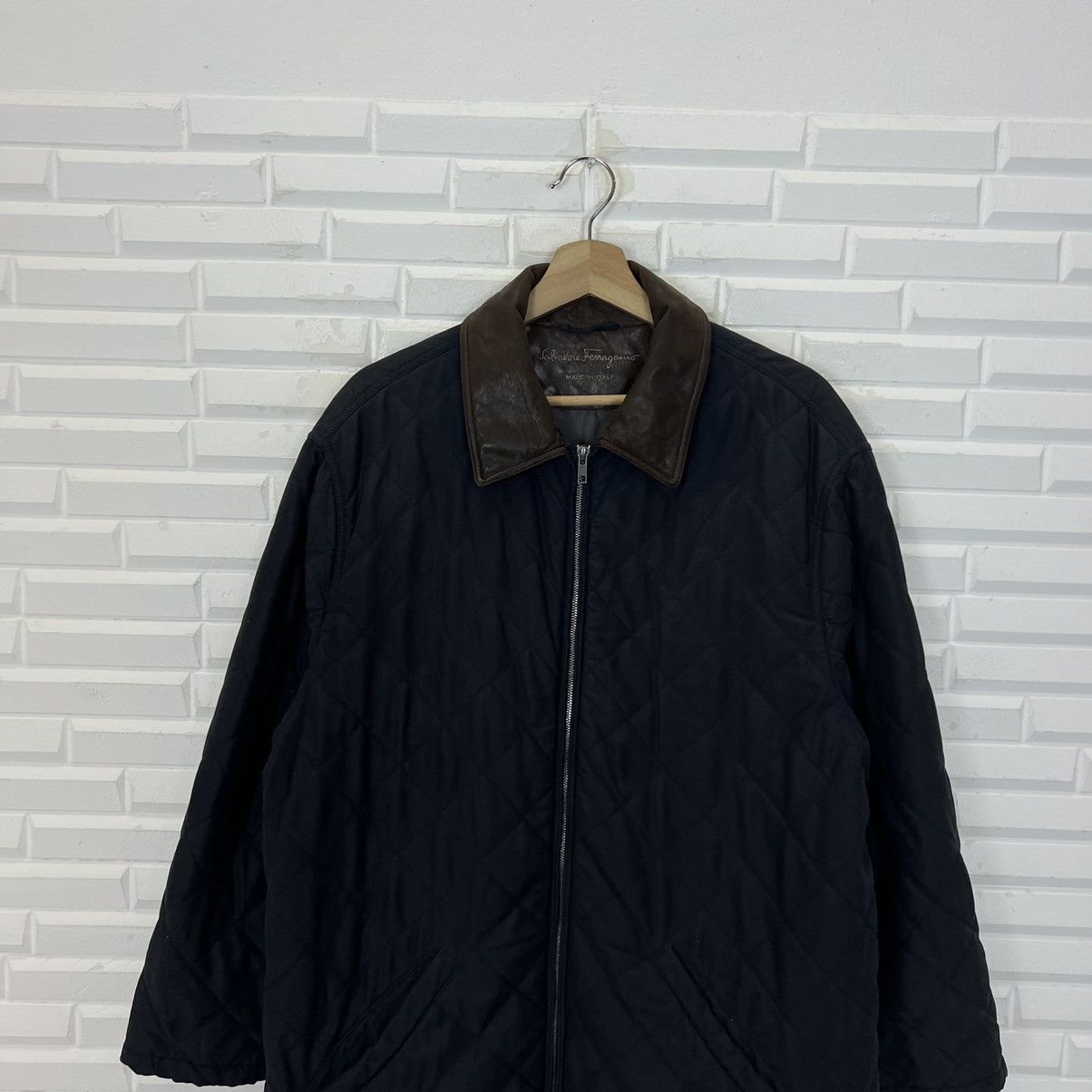 Salvatore Ferragamo RARE SALVATORE FERRAGAMO MADE IN ITALY QUILTED JACKET Size US M / EU 48-50 / 2 - 3 Thumbnail