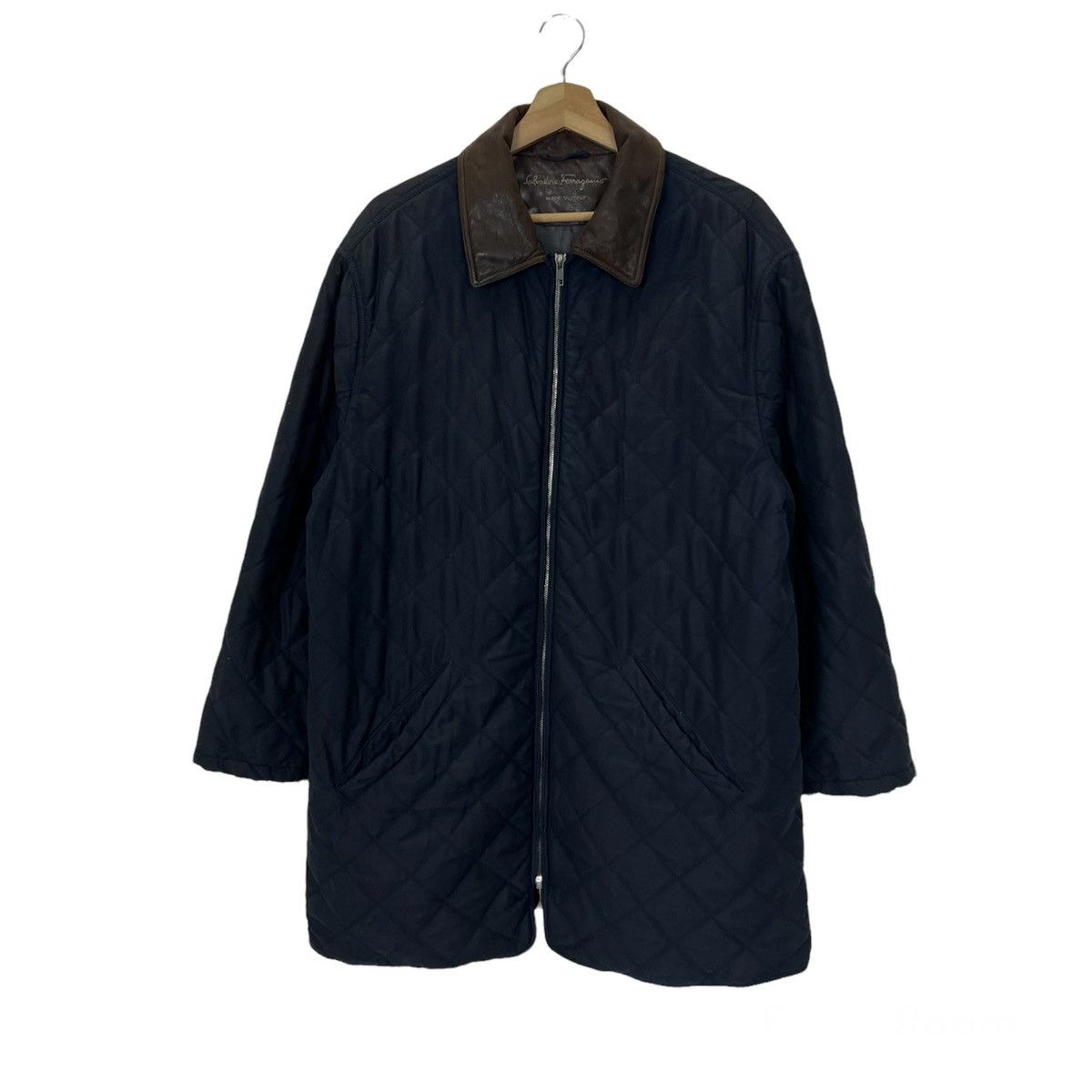 Salvatore Ferragamo RARE SALVATORE FERRAGAMO MADE IN ITALY QUILTED JACKET Size US M / EU 48-50 / 2 - 1 Thumbnail