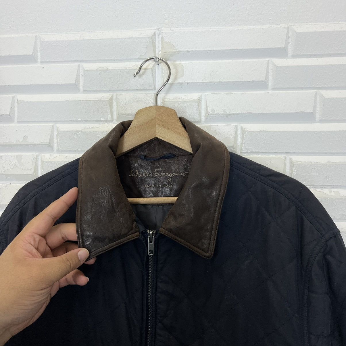 Salvatore Ferragamo RARE SALVATORE FERRAGAMO MADE IN ITALY QUILTED JACKET Size US M / EU 48-50 / 2 - 5 Thumbnail
