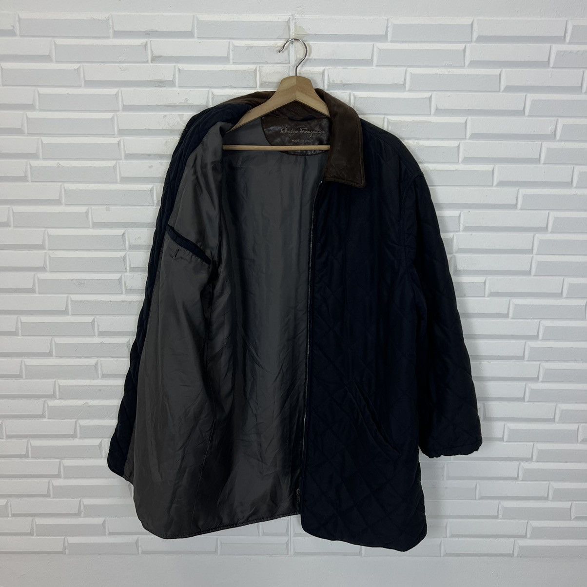 Salvatore Ferragamo RARE SALVATORE FERRAGAMO MADE IN ITALY QUILTED JACKET Size US M / EU 48-50 / 2 - 9 Thumbnail