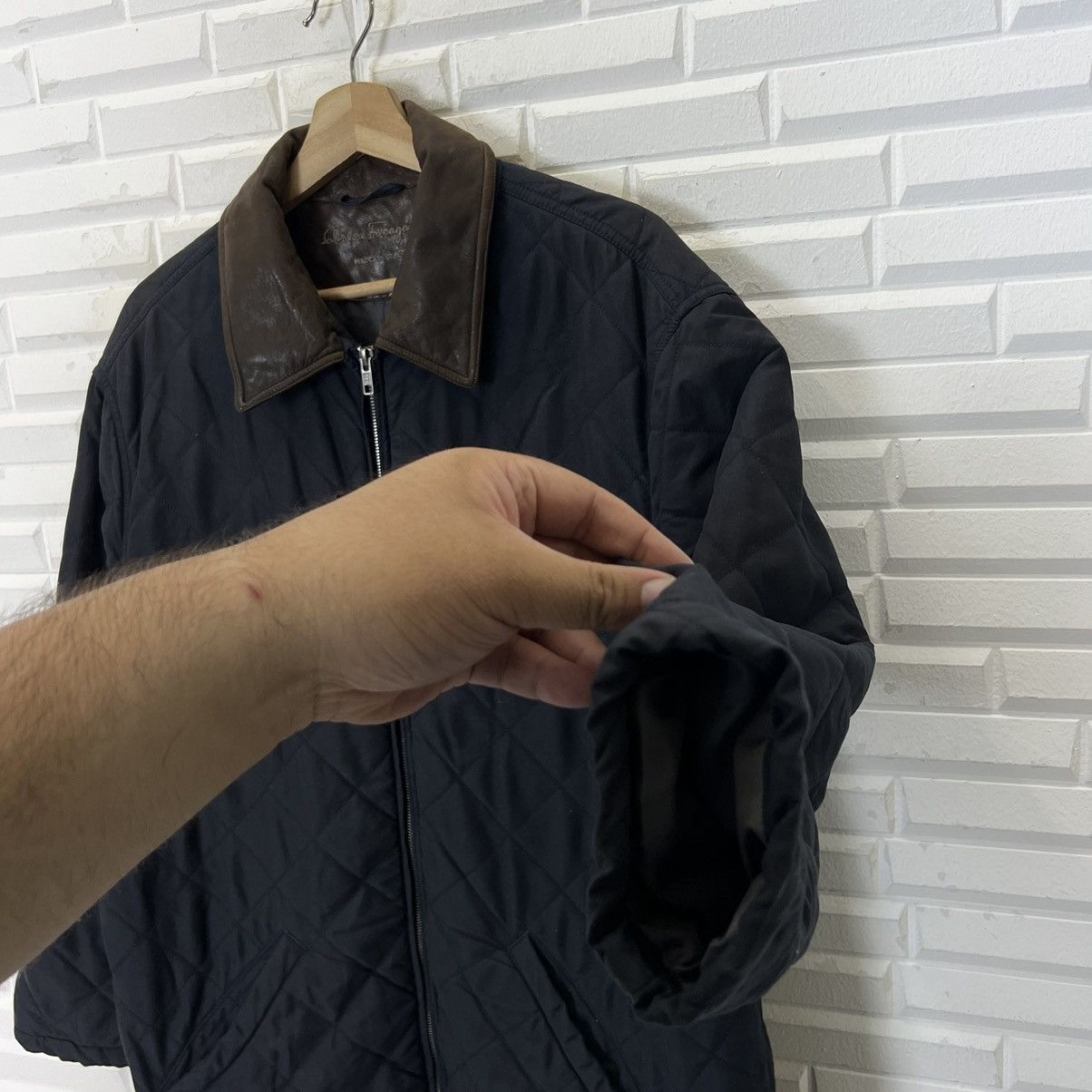 Salvatore Ferragamo RARE SALVATORE FERRAGAMO MADE IN ITALY QUILTED JACKET Size US M / EU 48-50 / 2 - 6 Thumbnail