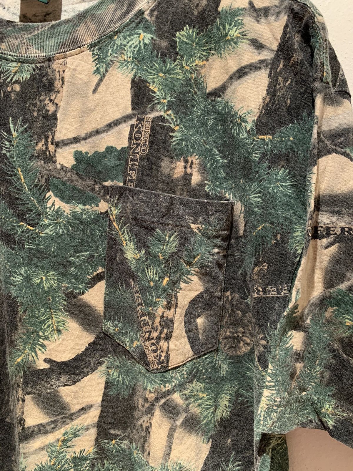 *RARE* Vintage Cabela’s Seclusion 3D Konifer Camo T-Shirt L