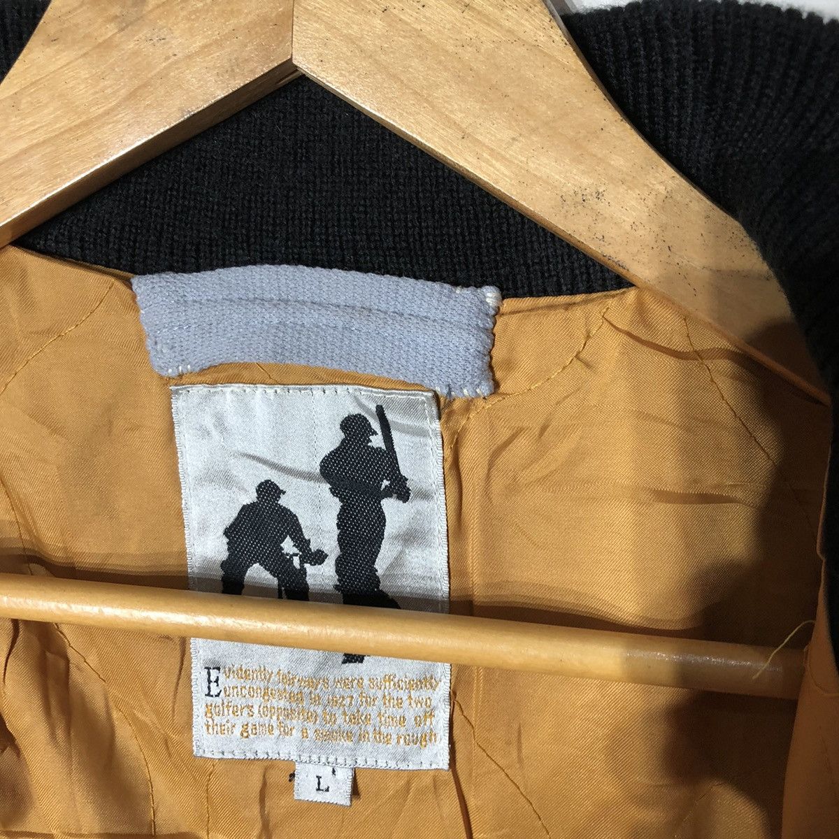 Japanese Brand Vintage 80's Varsity Leather Jacket Inspired by Rick Owens Size US L / EU 52-54 / 3 - 14 Thumbnail