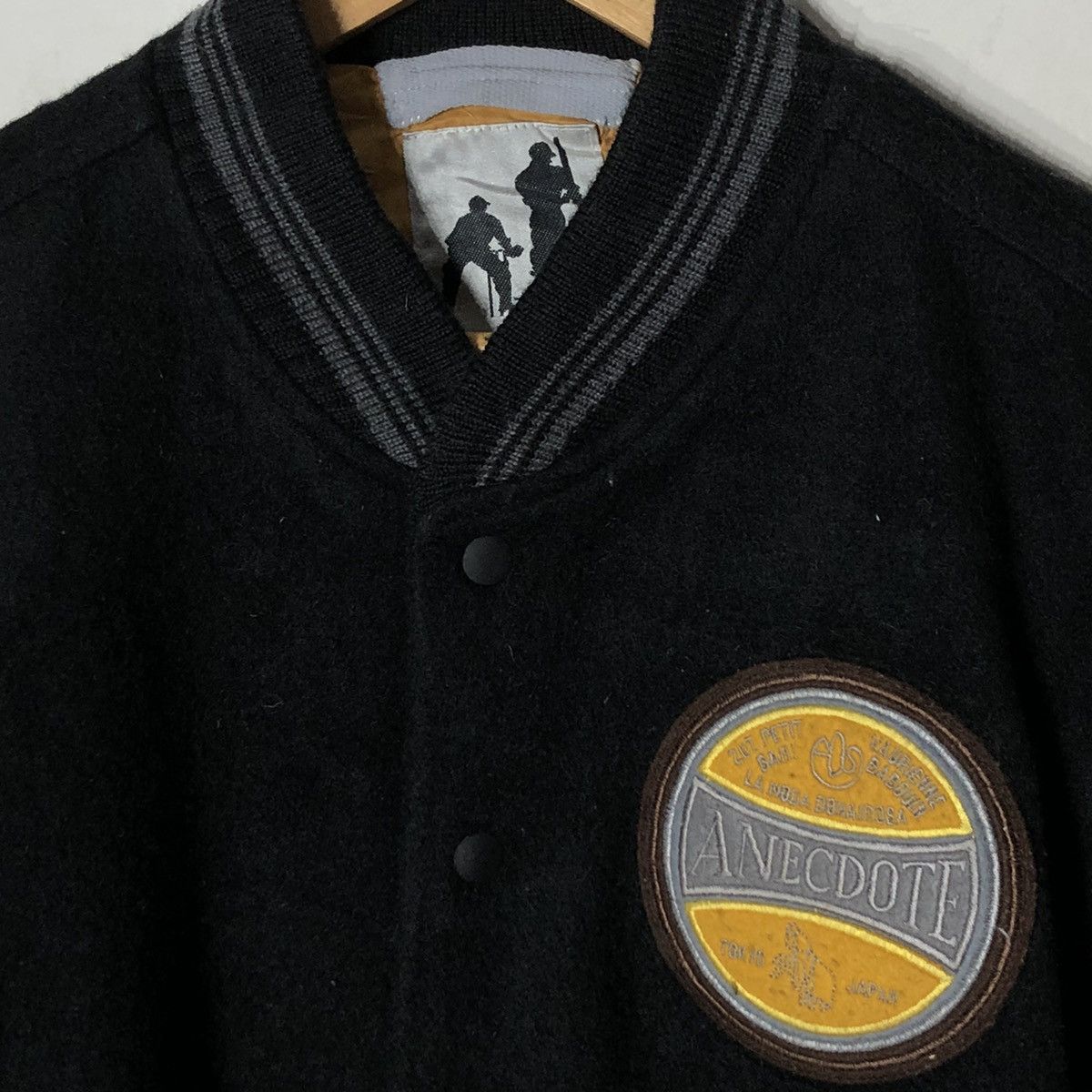 Japanese Brand Vintage 80's Varsity Leather Jacket Inspired by Rick Owens Size US L / EU 52-54 / 3 - 5 Thumbnail