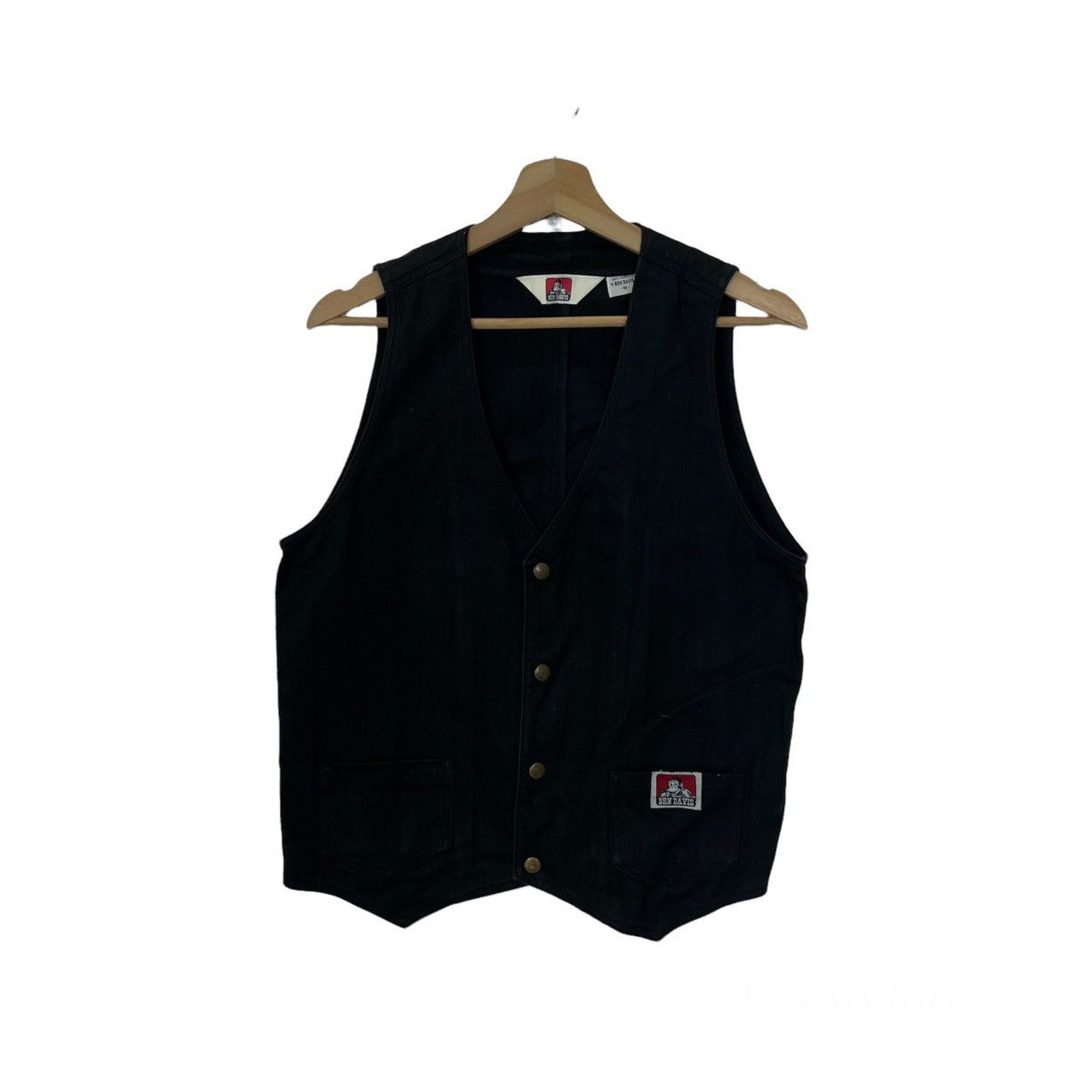 Ben Davis × Japanese Brand VINTAGE HIKORY CHORE VEST TANK TOP BEN DAVIS Size US M / EU 48-50 / 2 - 1 Thumbnail