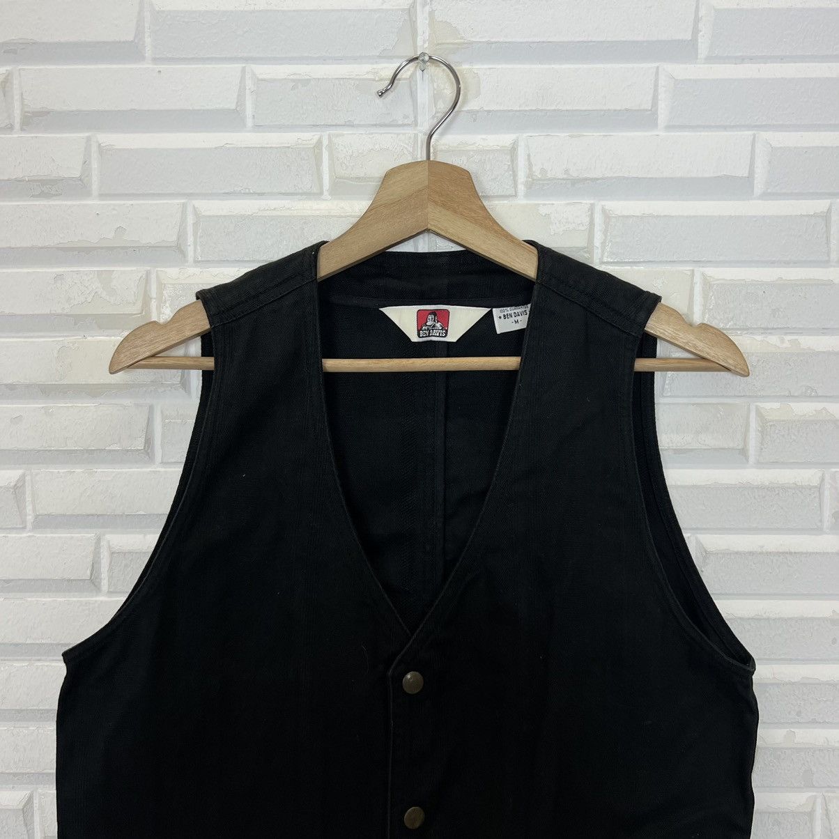 Ben Davis × Japanese Brand VINTAGE HIKORY CHORE VEST TANK TOP BEN DAVIS Size US M / EU 48-50 / 2 - 3 Thumbnail