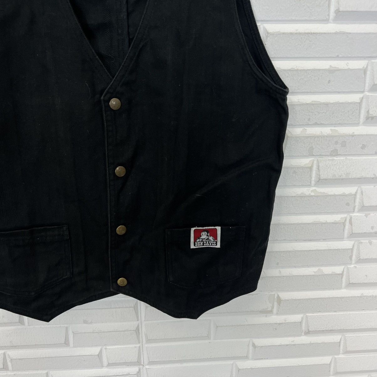 Ben Davis × Japanese Brand VINTAGE HIKORY CHORE VEST TANK TOP BEN DAVIS Size US M / EU 48-50 / 2 - 4 Thumbnail