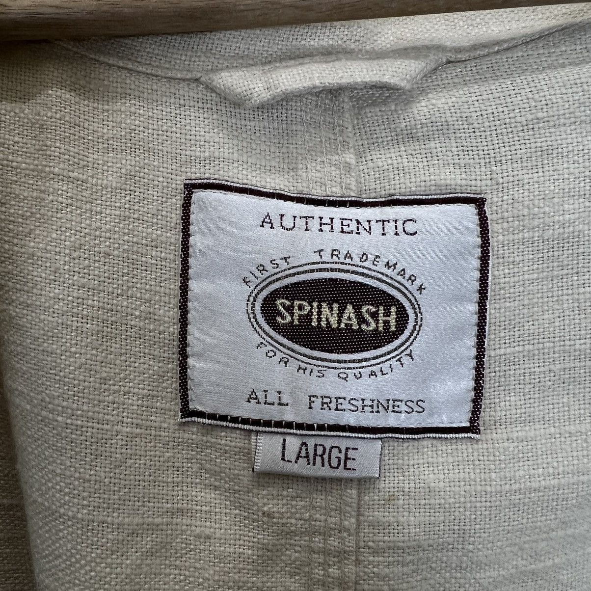 Japanese Brand HIKORY CHORE JACKET SPINASH INSPIRE BY ISSEY MIYAKE MATERIAL Size US L / EU 52-54 / 3 - 12 Thumbnail