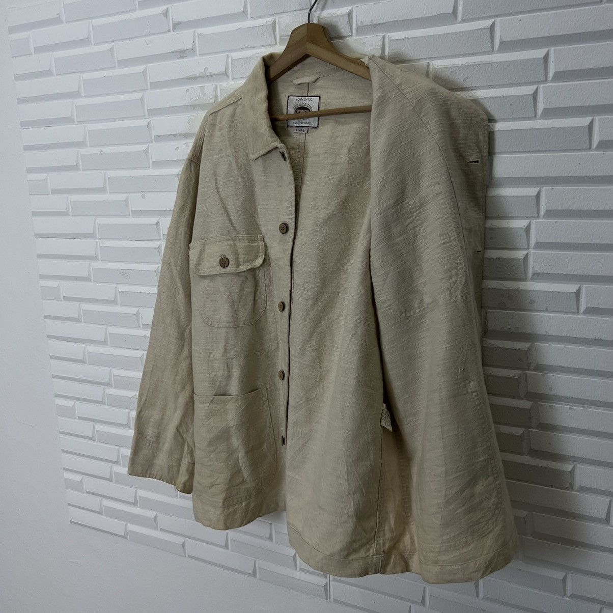 Japanese Brand HIKORY CHORE JACKET SPINASH INSPIRE BY ISSEY MIYAKE MATERIAL Size US L / EU 52-54 / 3 - 11 Thumbnail