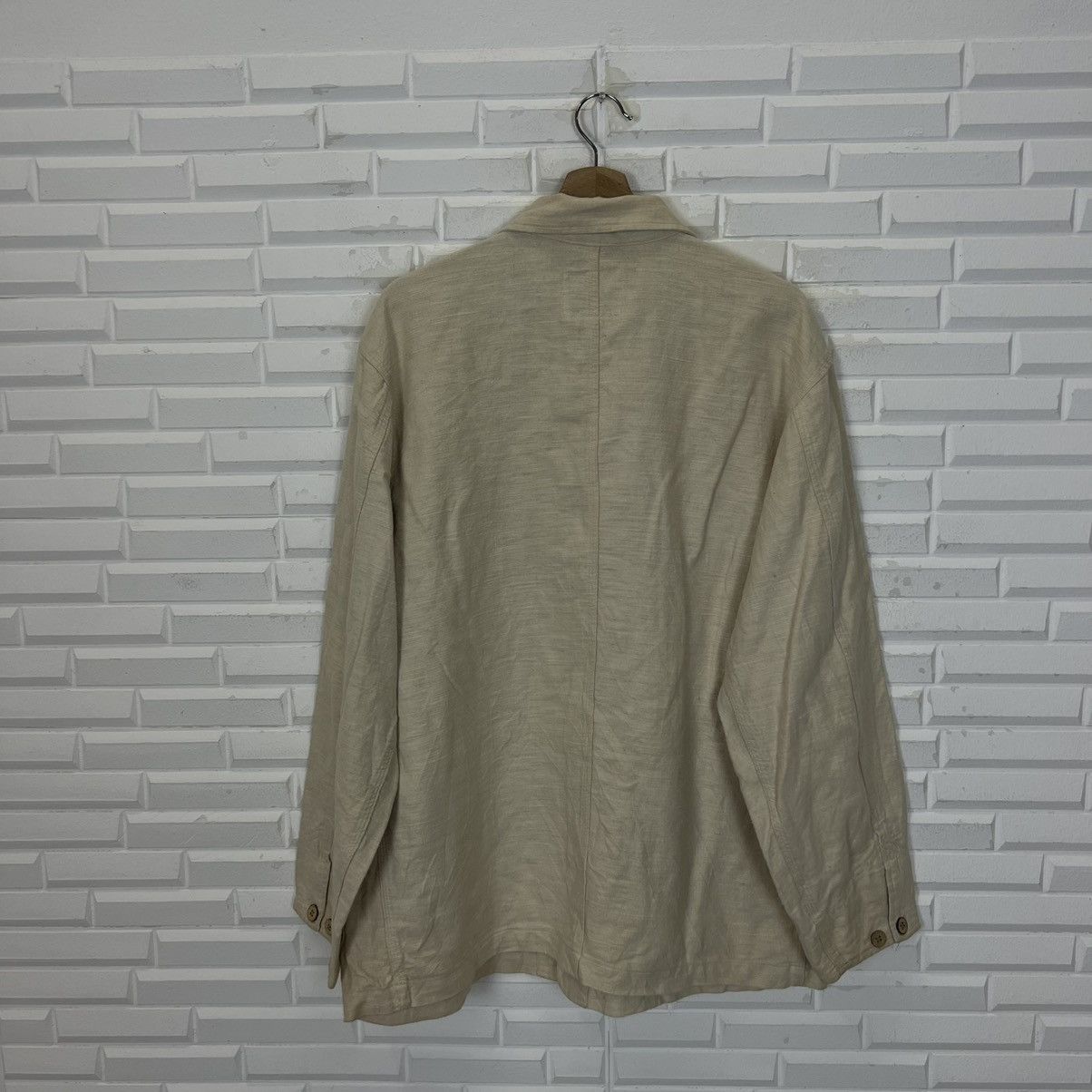 Japanese Brand HIKORY CHORE JACKET SPINASH INSPIRE BY ISSEY MIYAKE MATERIAL Size US L / EU 52-54 / 3 - 8 Thumbnail