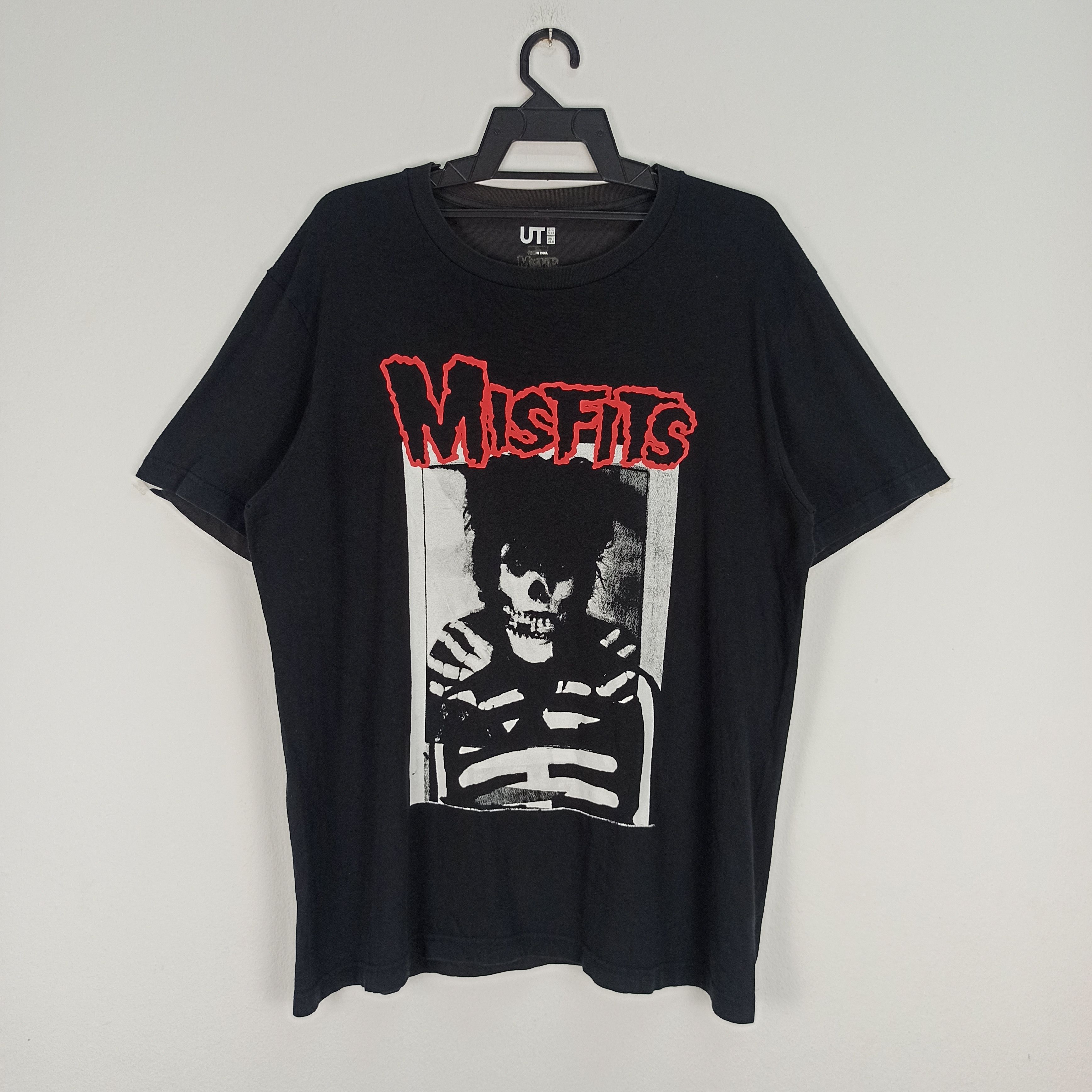 Maglietta Da Uomo Misfits - Bass Fiend - NERO - ROCK OFF