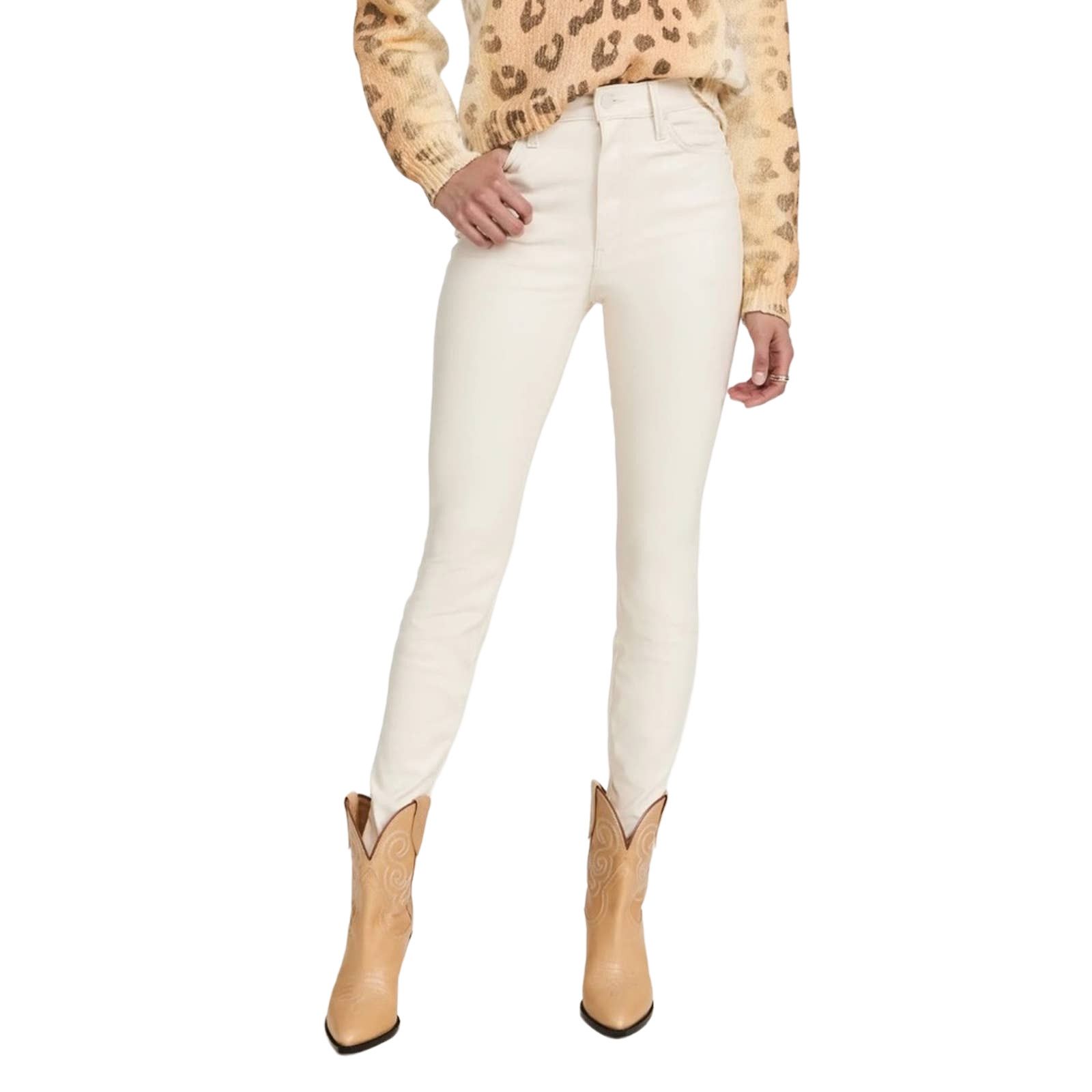 Mother Faux Leather Pants