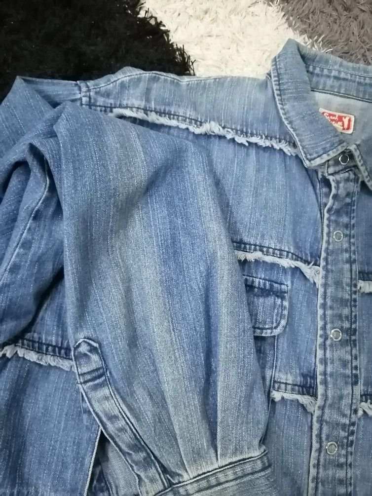 Japanese Brand SARAH BRAND Denim Shirt Size US M / EU 48-50 / 2 - 2 Thumbnail