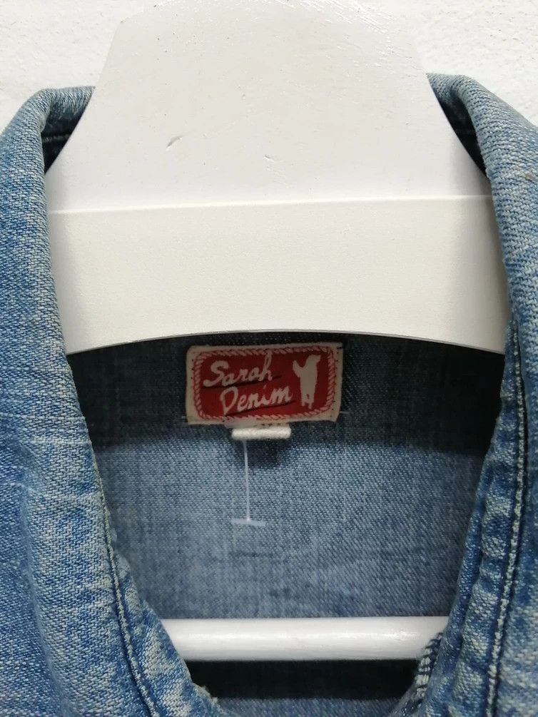 Japanese Brand SARAH BRAND Denim Shirt Size US M / EU 48-50 / 2 - 5 Thumbnail