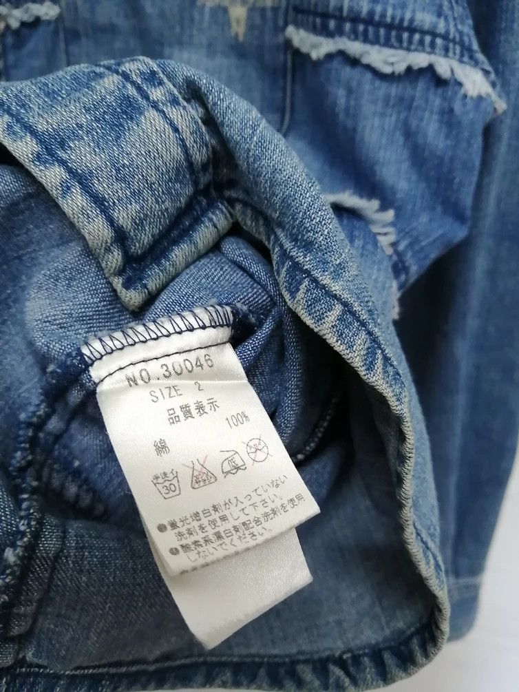 Japanese Brand SARAH BRAND Denim Shirt Size US M / EU 48-50 / 2 - 7 Thumbnail