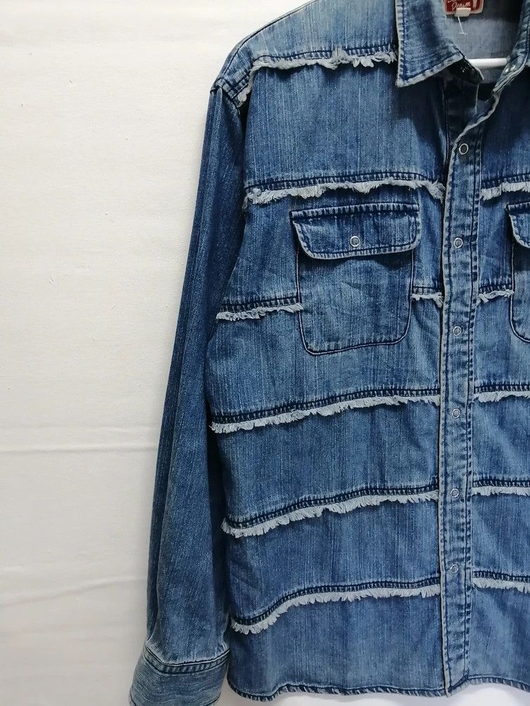 Japanese Brand SARAH BRAND Denim Shirt Size US M / EU 48-50 / 2 - 3 Thumbnail