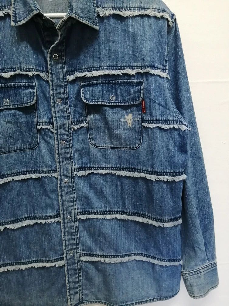 Japanese Brand SARAH BRAND Denim Shirt Size US M / EU 48-50 / 2 - 4 Thumbnail