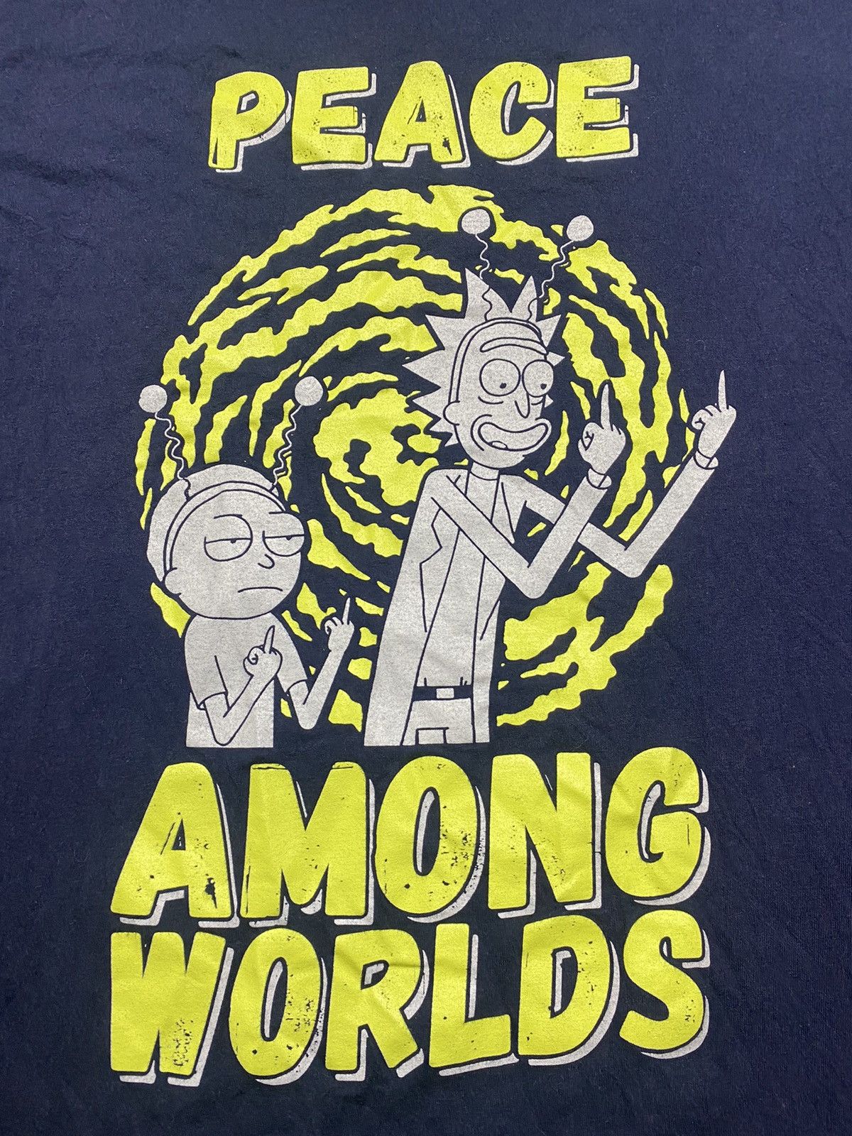 Vintage Vintage Y2k Rick and Morty tee streetwear big logo size M Size US M / EU 48-50 / 2 - 2 Thumbnail