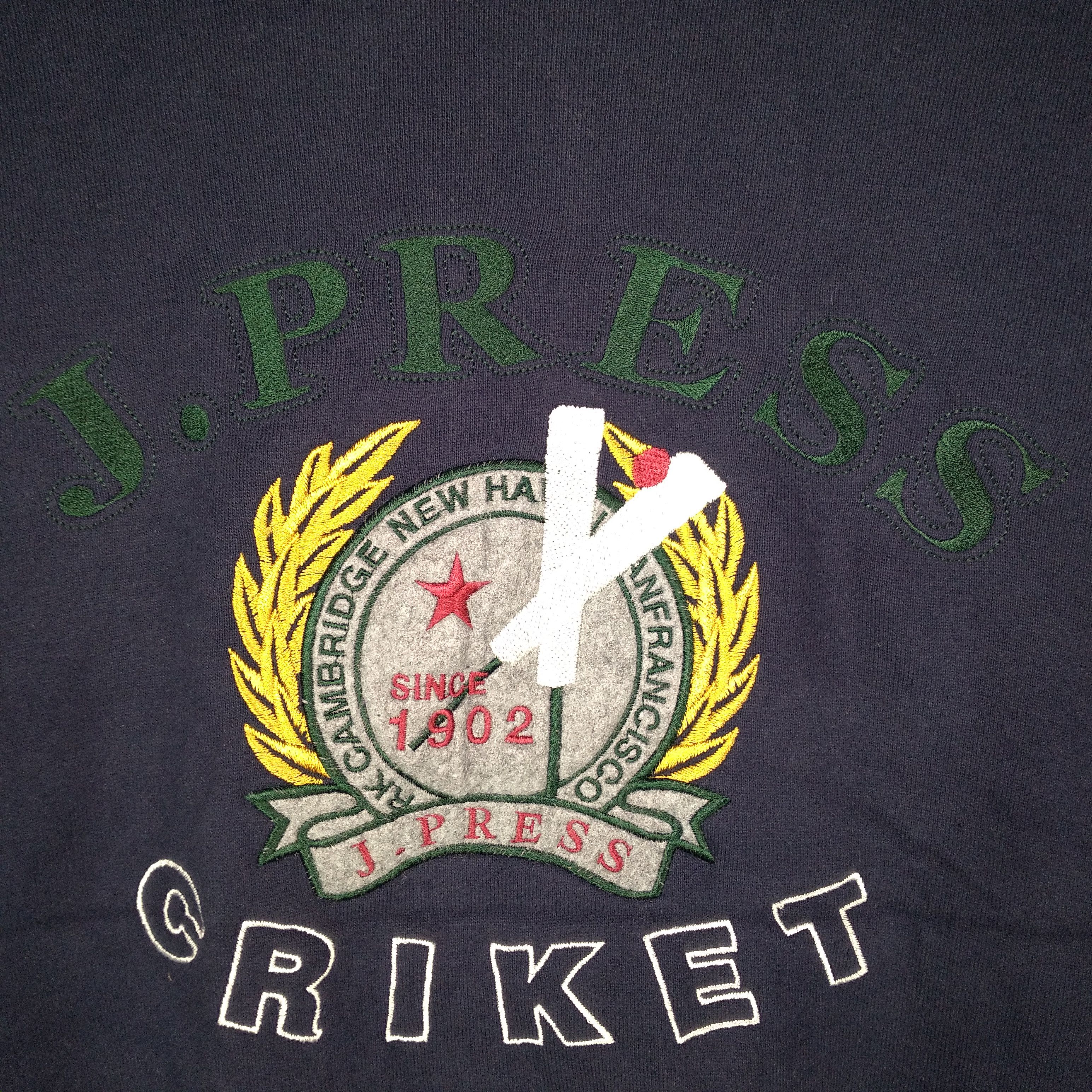 J. Press × Vintage Vintage J. Press Embroidery Logo Sweatshirts Size US S / EU 44-46 / 1 - 4 Thumbnail
