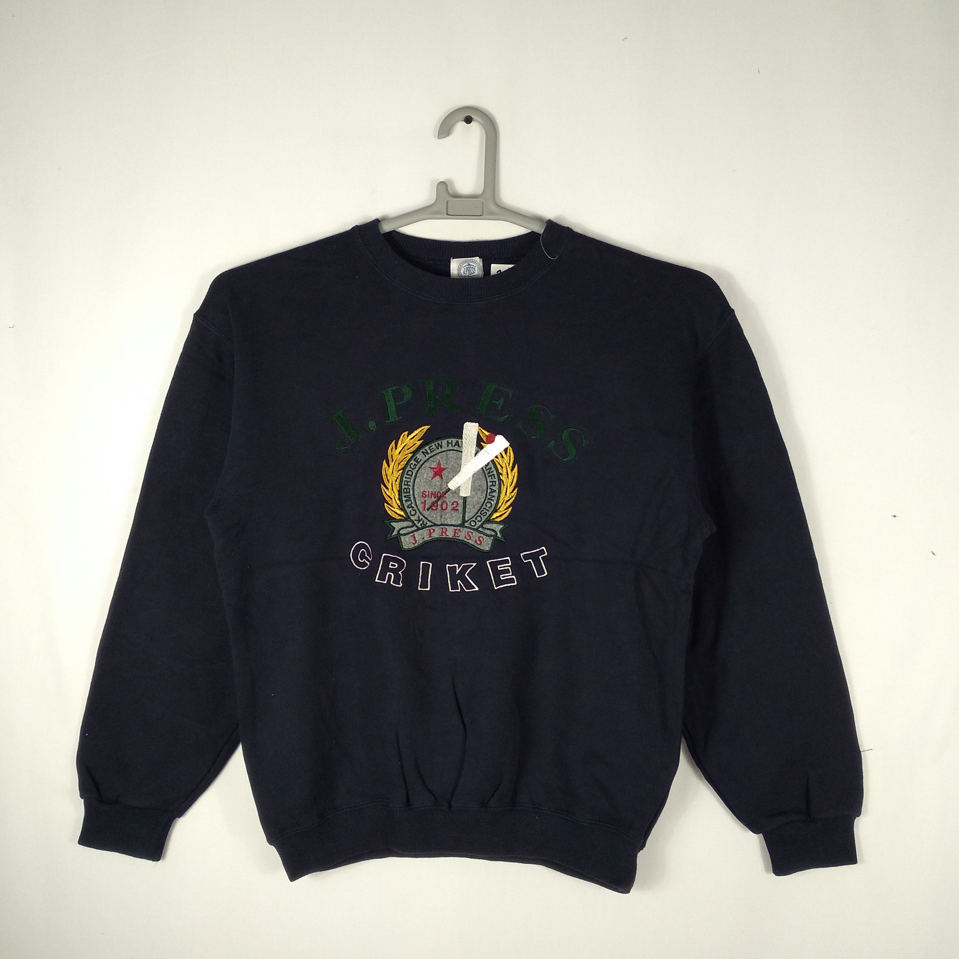 J. Press × Vintage Vintage J. Press Embroidery Logo Sweatshirts Size US S / EU 44-46 / 1 - 1 Thumbnail