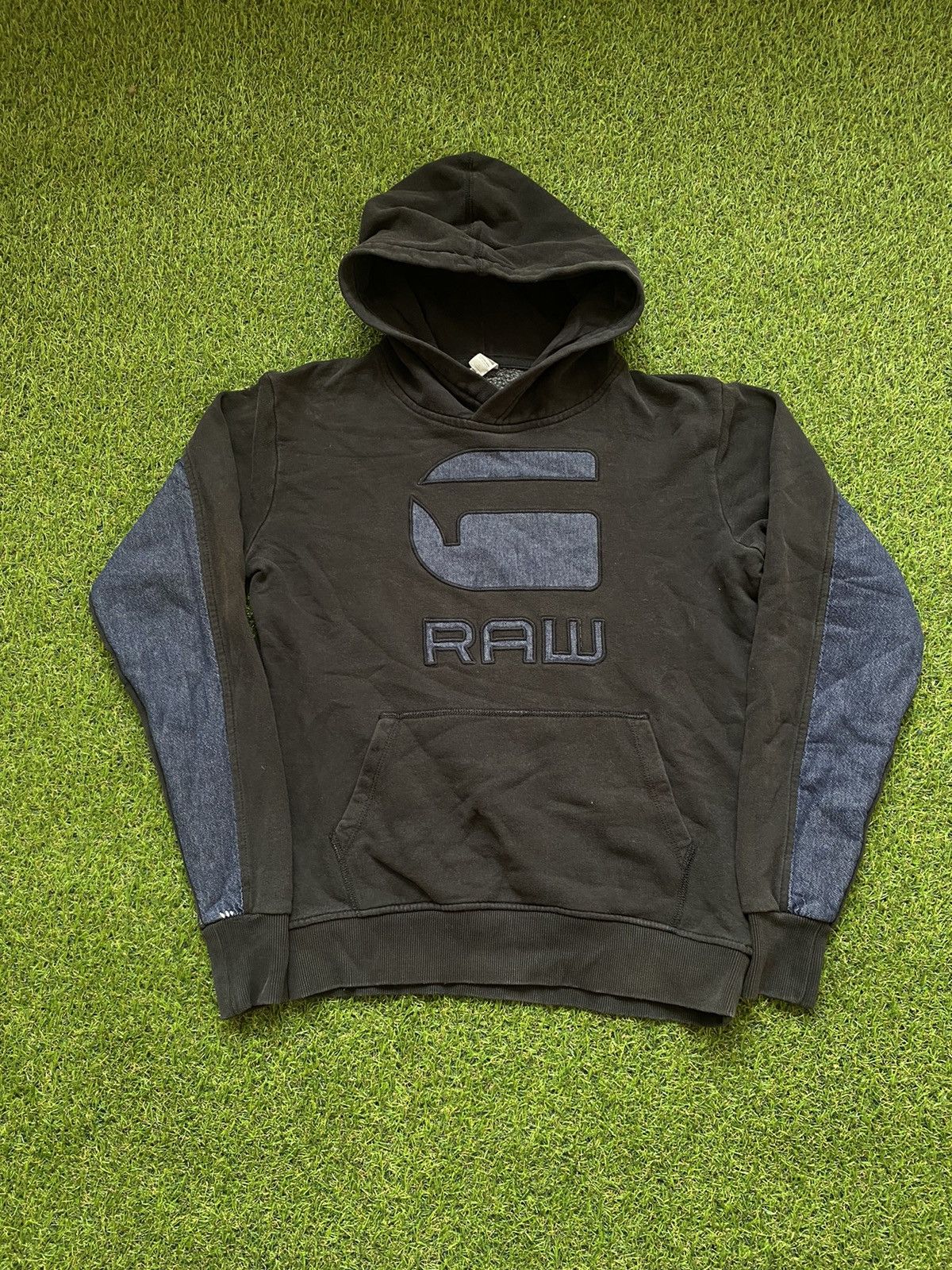G-Star Vintage Y2k G Star raw sun faded hoodie big logo size M Size US M / EU 48-50 / 2 - 1 Thumbnail