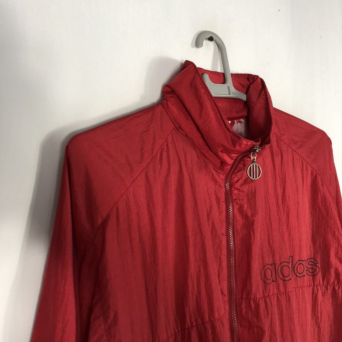 Adidas 🔥OG🔥Adidas Big Logo Hoodie Nylon Training Coach Windbreaker Size US L / EU 52-54 / 3 - 9 Thumbnail