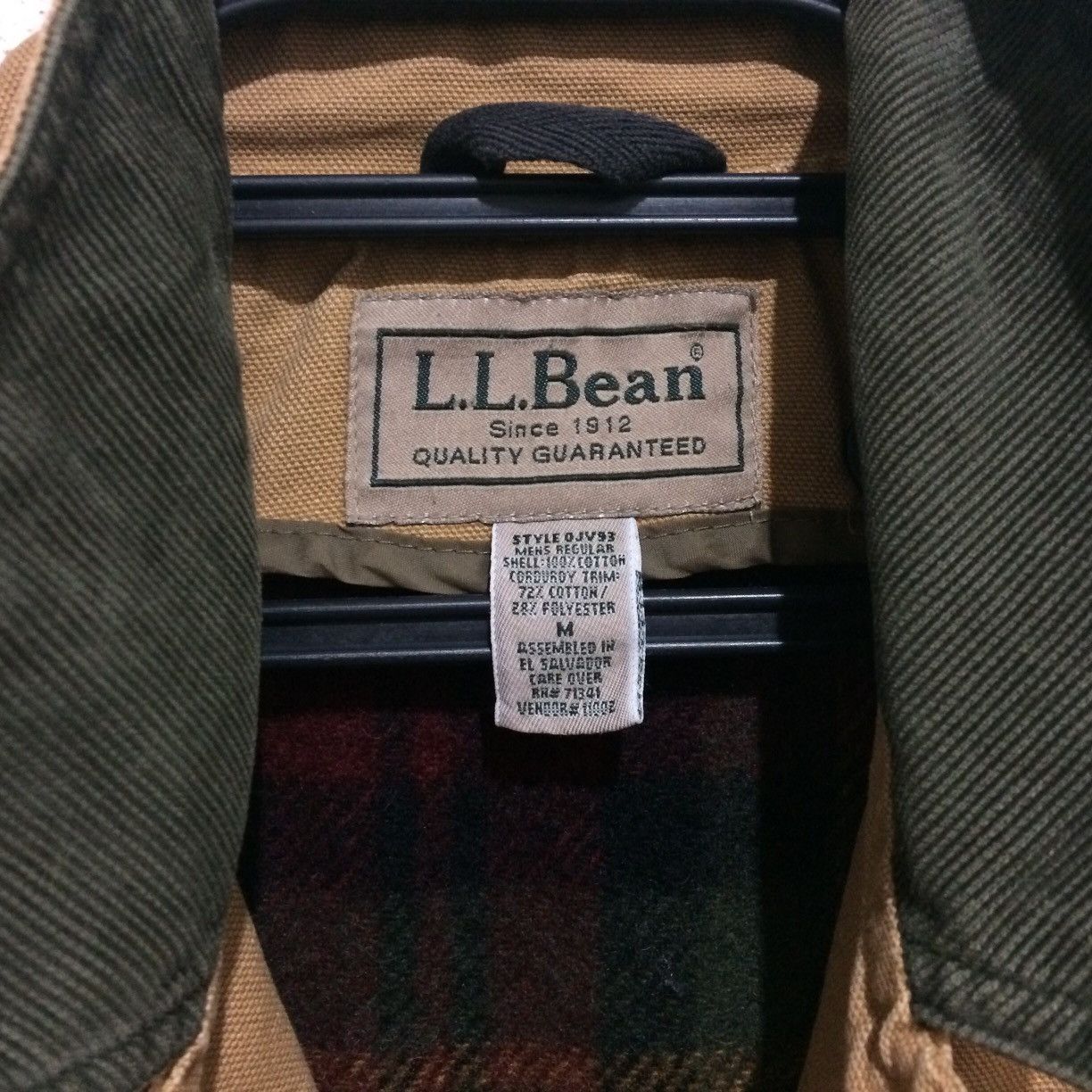 L.L. Bean Vintage 90's LL bean Chore Winter Workwear Cotton/Wool Size US M / EU 48-50 / 2 - 11 Thumbnail