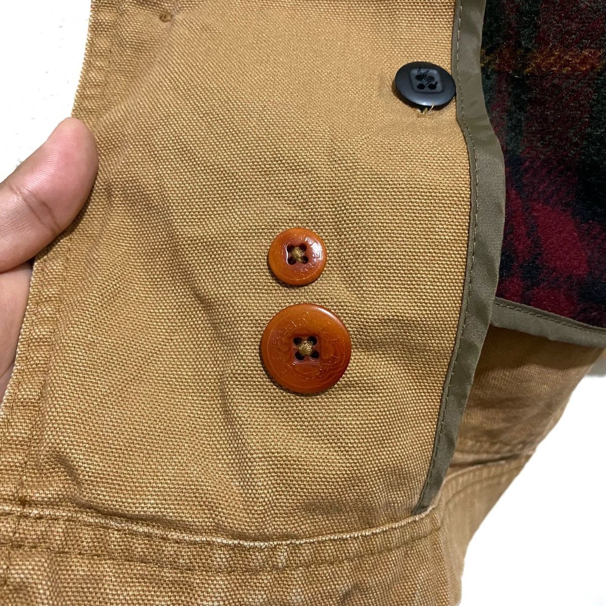 L.L. Bean Vintage 90's LL bean Chore Winter Workwear Cotton/Wool Size US M / EU 48-50 / 2 - 9 Thumbnail