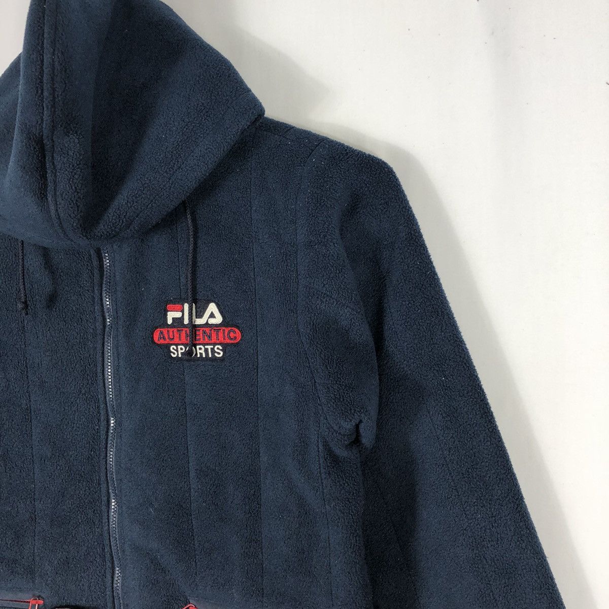Fila × Vintage Vintage FILA Full Zipper Hoodie Fleece Jacket Size US S / EU 44-46 / 1 - 6 Thumbnail