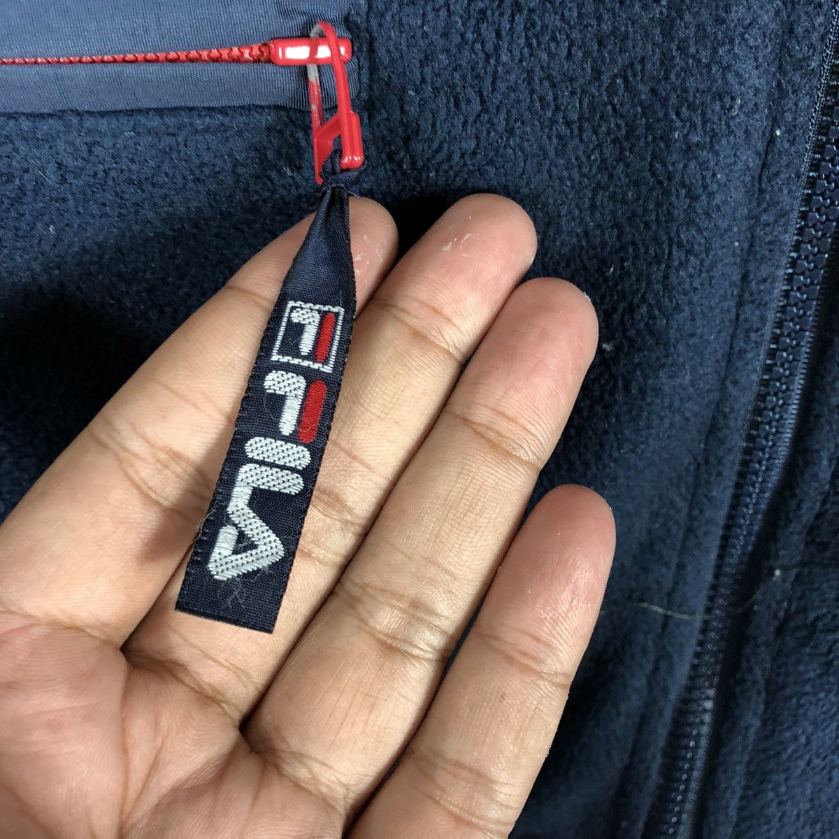 Fila × Vintage Vintage FILA Full Zipper Hoodie Fleece Jacket Size US S / EU 44-46 / 1 - 11 Thumbnail
