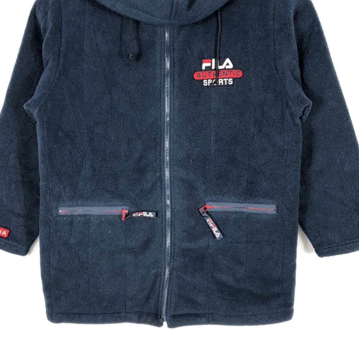 Fila × Vintage Vintage FILA Full Zipper Hoodie Fleece Jacket Size US S / EU 44-46 / 1 - 4 Thumbnail