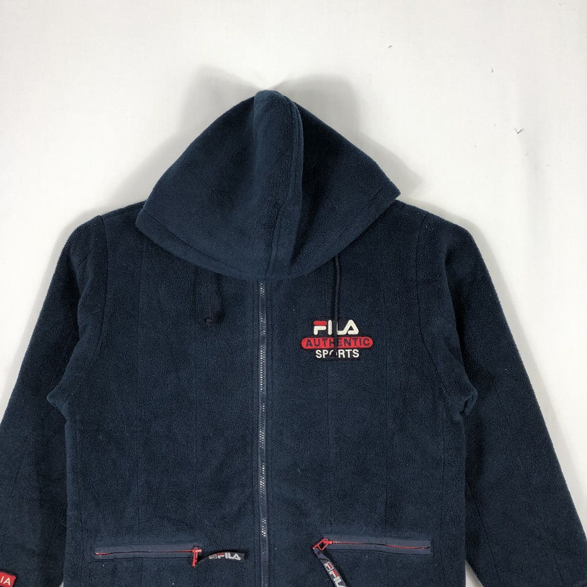 Fila × Vintage Vintage FILA Full Zipper Hoodie Fleece Jacket Size US S / EU 44-46 / 1 - 3 Thumbnail