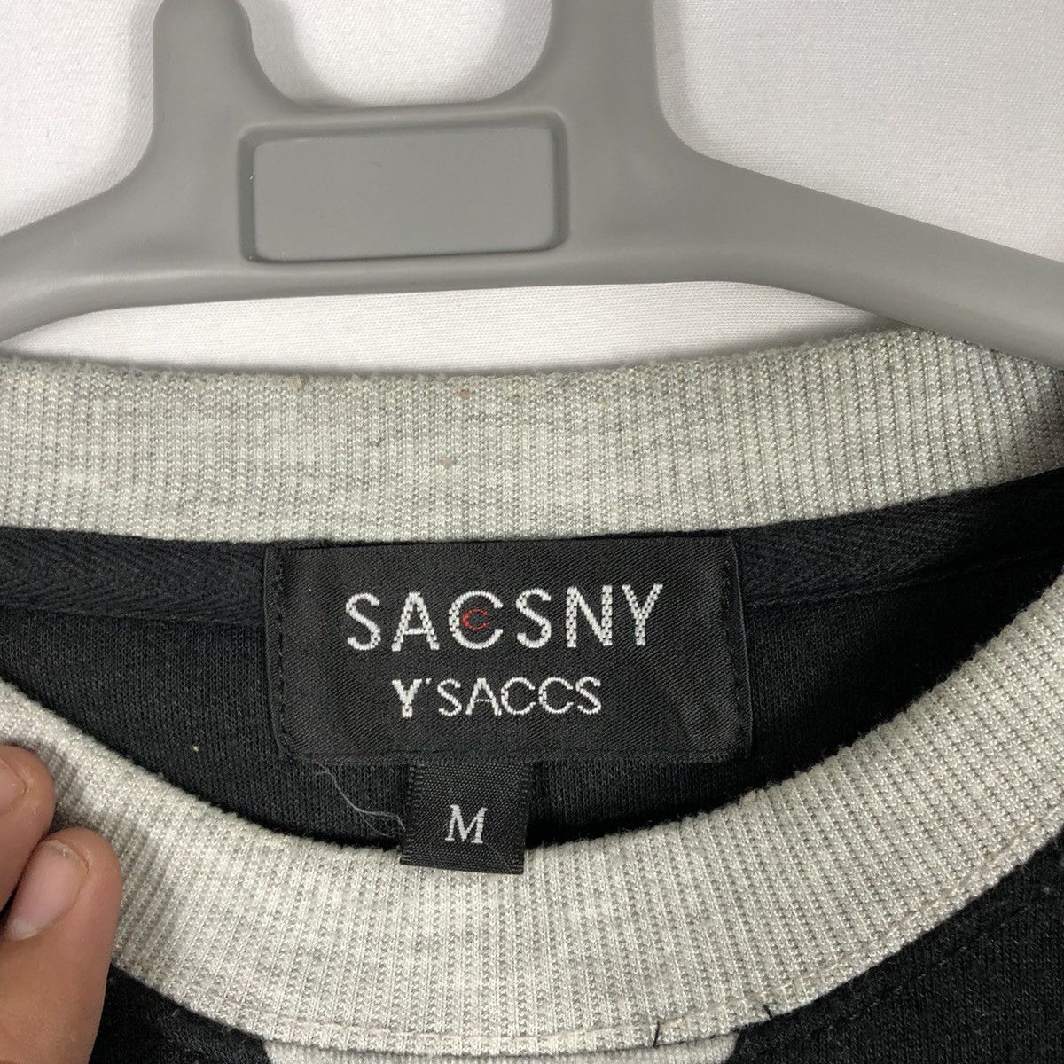 Designer × Vintage × Yohji Yamamoto Vintage Sacsny Y'Saccs By Yohji Yamamoto Native Sweatshirts Size US M / EU 48-50 / 2 - 13 Thumbnail