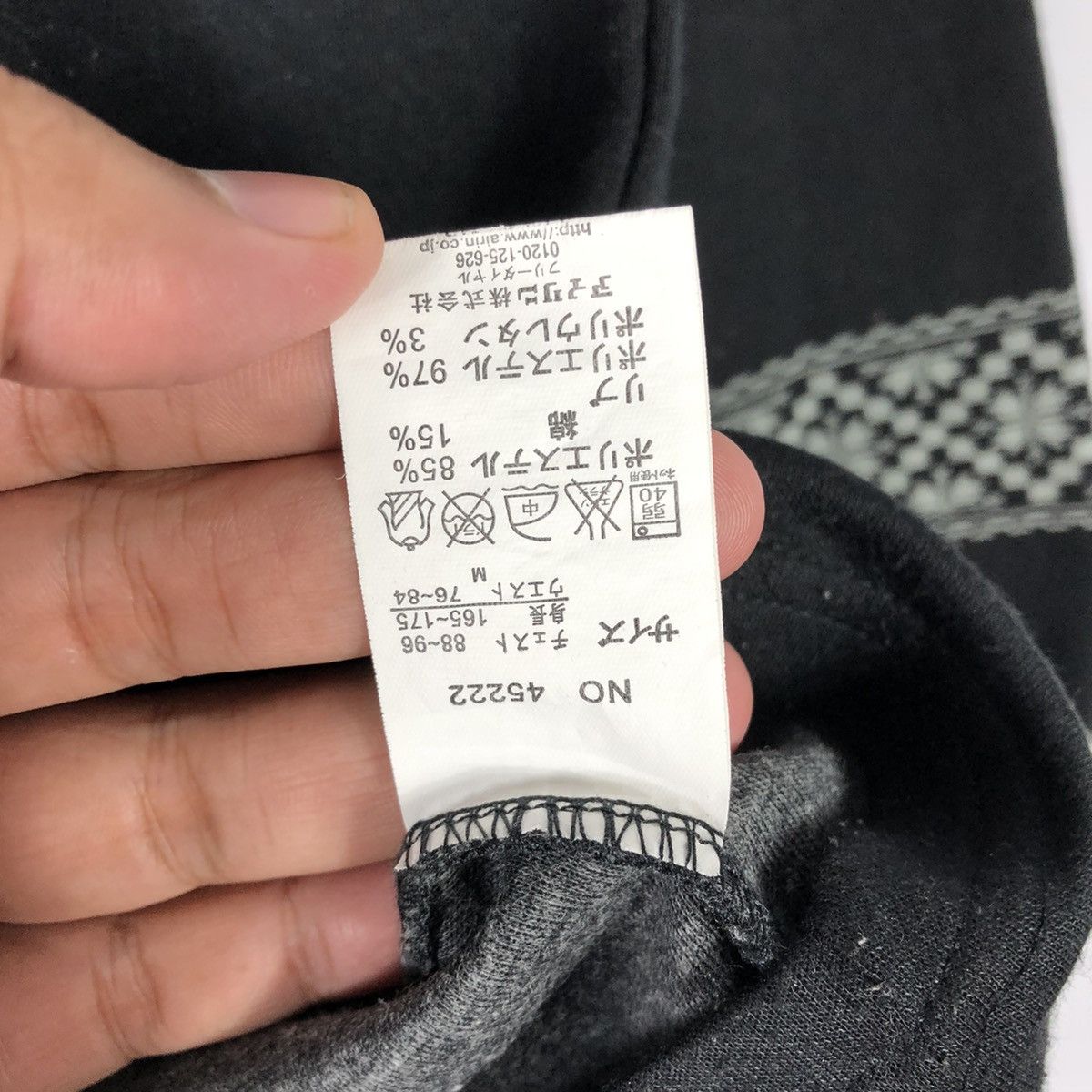 Designer × Vintage × Yohji Yamamoto Vintage Sacsny Y'Saccs By Yohji Yamamoto Native Sweatshirts Size US M / EU 48-50 / 2 - 11 Thumbnail