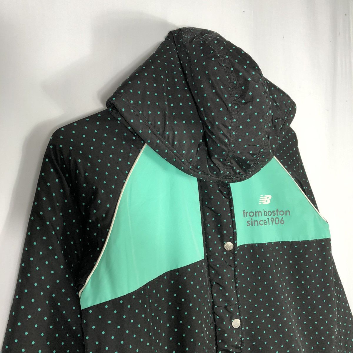 New Balance 🔥Rare🔥Vintage New Balance Polcadot Hoodie Winter Long Jacket Size US S / EU 44-46 / 1 - 10 Thumbnail