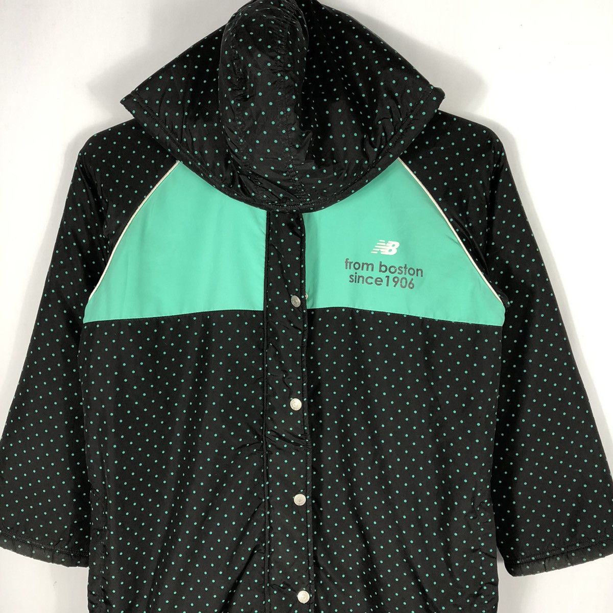 New Balance 🔥Rare🔥Vintage New Balance Polcadot Hoodie Winter Long Jacket Size US S / EU 44-46 / 1 - 3 Thumbnail