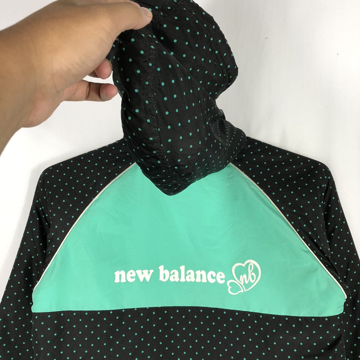 New Balance 🔥Rare🔥Vintage New Balance Polcadot Hoodie Winter Long Jacket Size US S / EU 44-46 / 1 - 7 Thumbnail