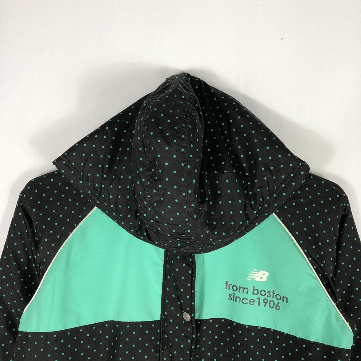 New Balance 🔥Rare🔥Vintage New Balance Polcadot Hoodie Winter Long Jacket Size US S / EU 44-46 / 1 - 2 Thumbnail