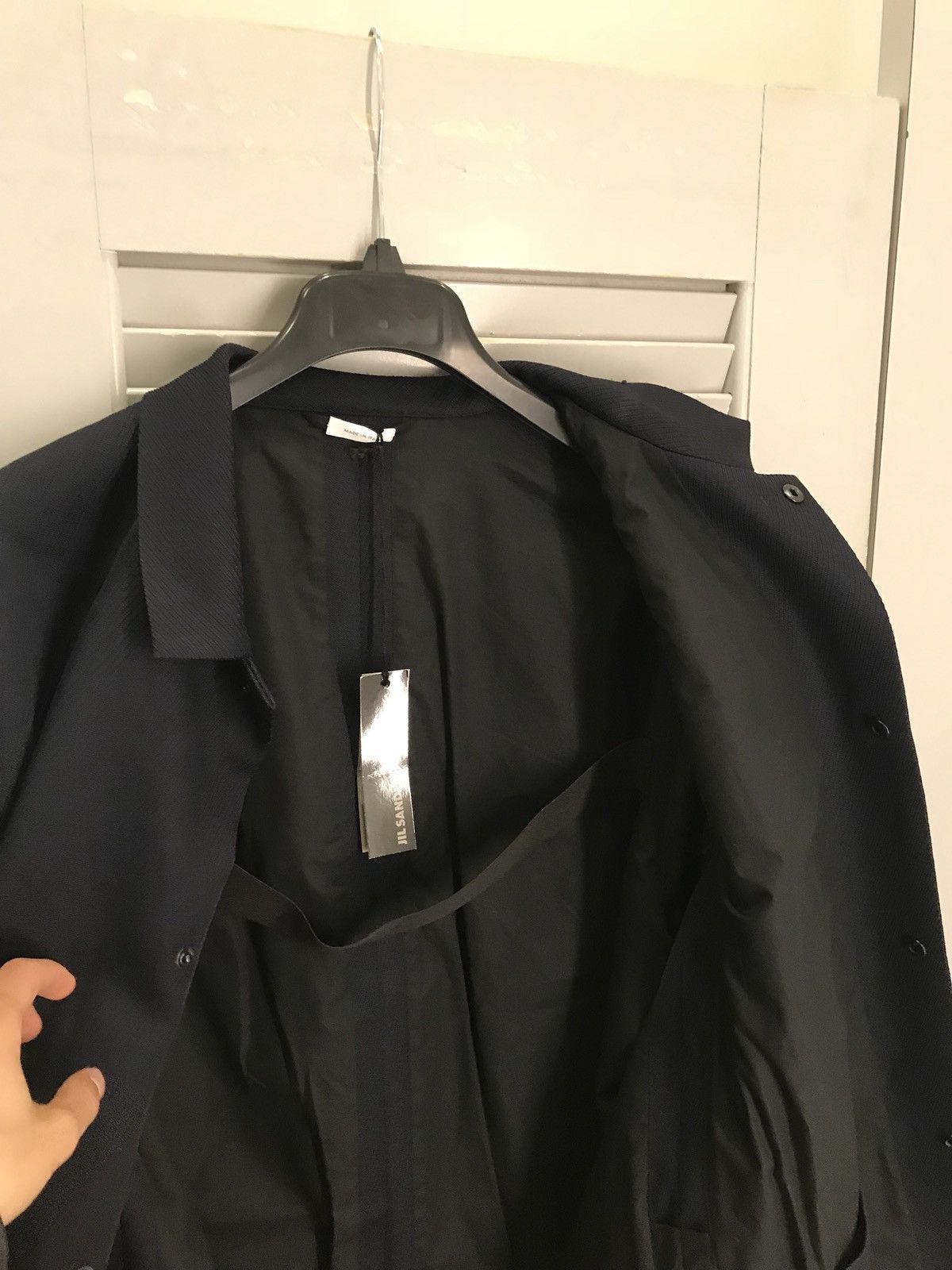 Jil Sander Positano Navy Coat Size US M / EU 48-50 / 2 - 9 Thumbnail