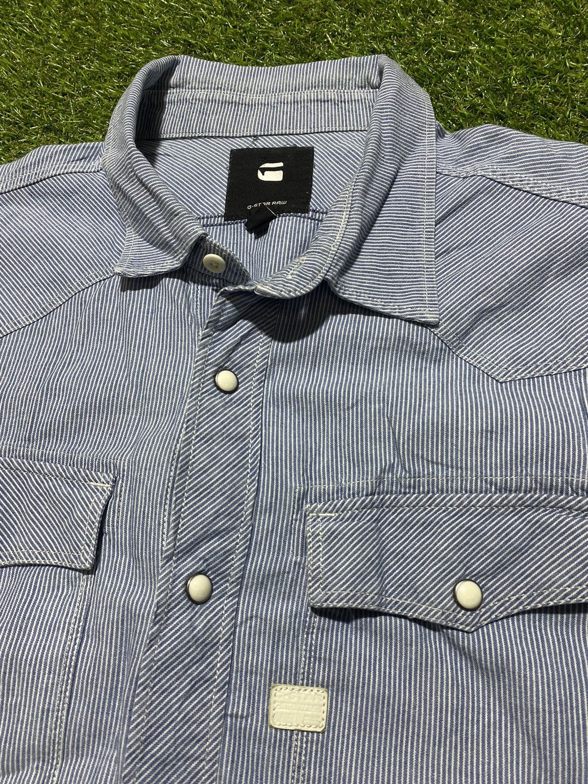G-Star Vintage Y2k G Star Raw shirt streetwear style size XL Size US XL / EU 56 / 4 - 3 Thumbnail