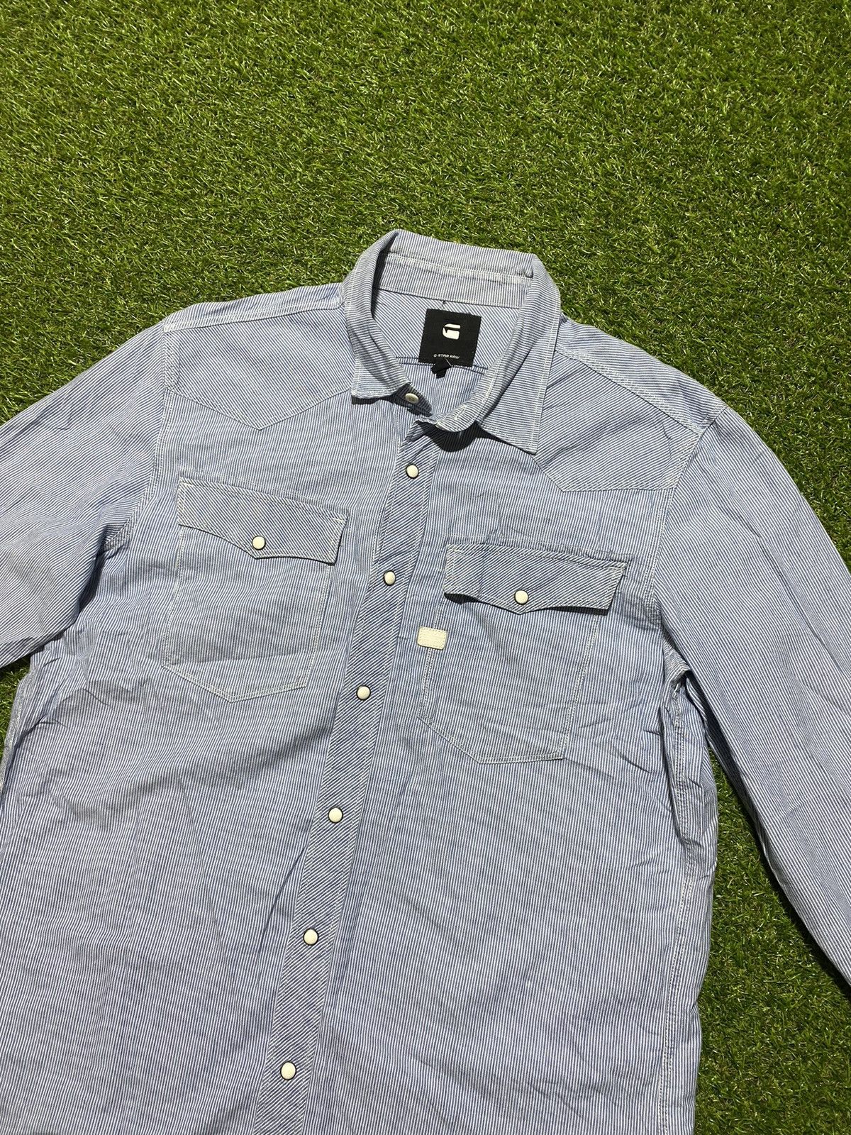 G-Star Vintage Y2k G Star Raw shirt streetwear style size XL Size US XL / EU 56 / 4 - 1 Thumbnail