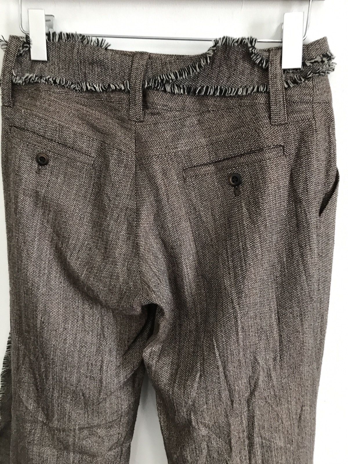 Designer × Japanese Brand Japanese Brand B Donna Wool Pants Waist 28"x39" Size US 28 / EU 44 - 4 Thumbnail