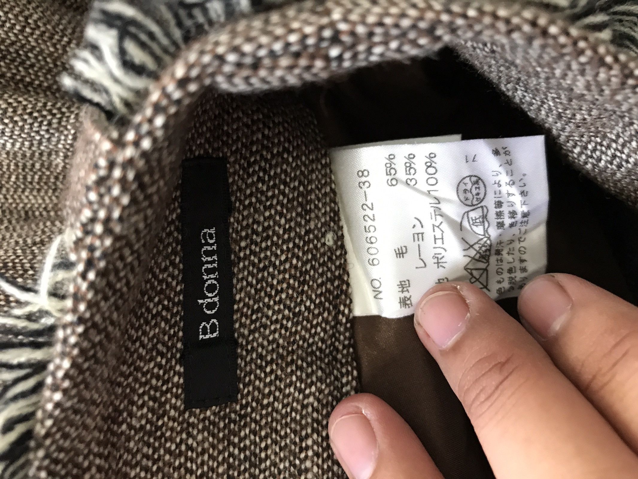 Designer × Japanese Brand Japanese Brand B Donna Wool Pants Waist 28"x39" Size US 28 / EU 44 - 5 Thumbnail
